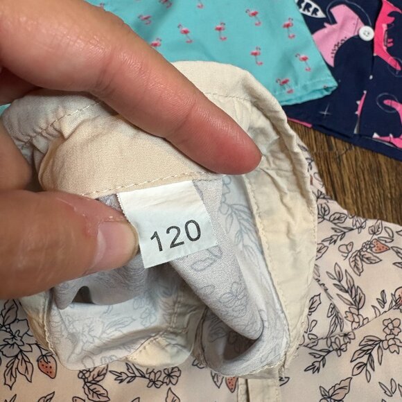 Amazon patterned toddler button down shirts - Picture 3 of 7